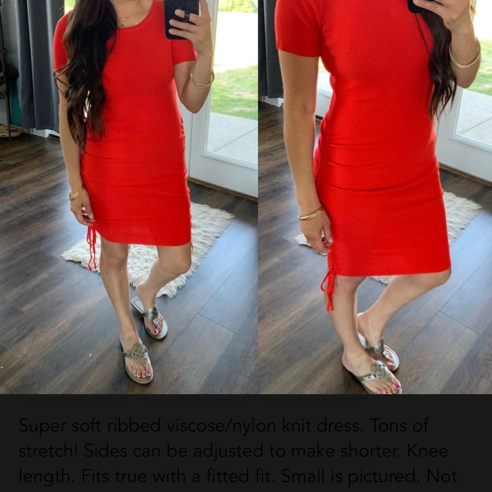 Amazing red adjustable length dress. Worn once!